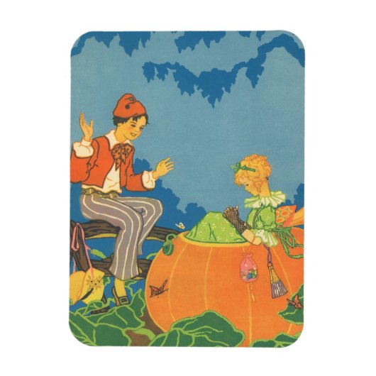 Peter Peter Pumpkin Eater,  Nursery Rhyme Magneet (Verticaal)