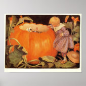 Peter, Peter, Pumpkin-Eater Nursery Rhyme Print (Voorkant)