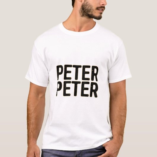 Peter Peter T-Shirt Halloween Citrouille Mangeur C (Devant)