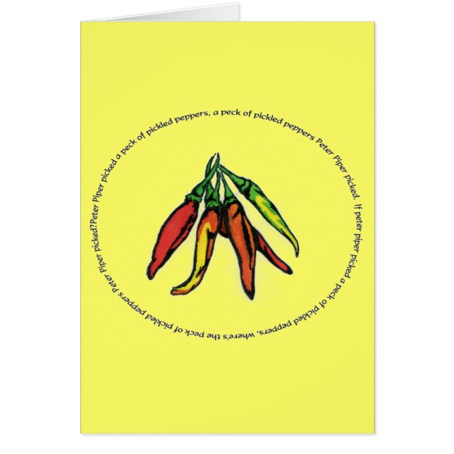 Peter Piper plukte een peper... (Voorkant)