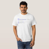 Peter Piper SQL T-shirt (Voorkant volledig)