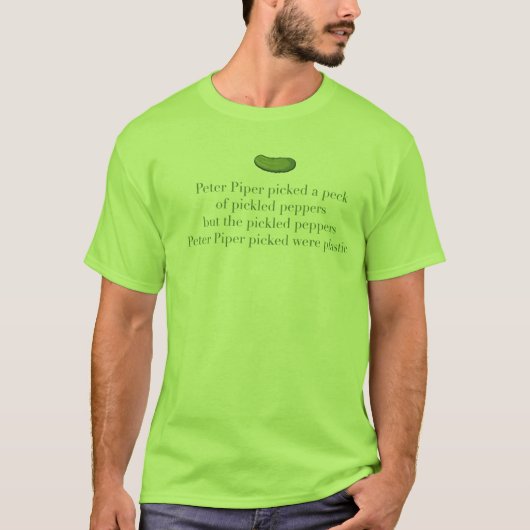 Peter Piper's Blunder - Neem 2 T-shirt (Voorkant)
