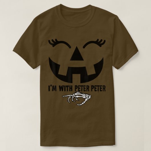 Peter Pumpkin Eater Costume Halloween Splash15 T-shirt (Design voorkant)