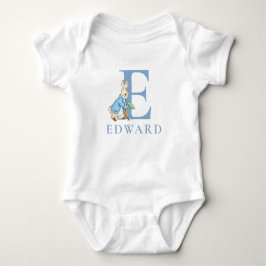 Peter Rabbit 1e Verjaardag met naam baby monogram Romper