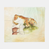 Peter Rabbit 9 Fleece Deken (Voorkant (Horizontaal))