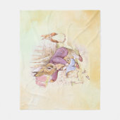 Peter Rabbit 9 Fleece Deken (Voorkant)