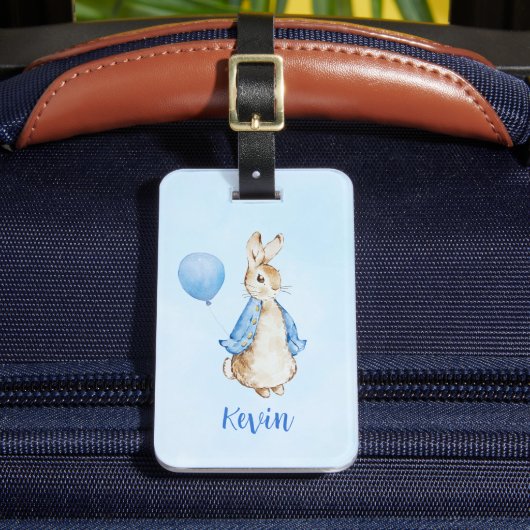 Peter Rabbit Baby Bagagelabel (Voorkant Insitu 2)