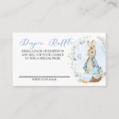 Peter Rabbit Baby Boy - Luier Raffle Insert Kaart (Voorkant)