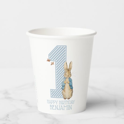Peter Rabbit | Baby eerste verjaardag Papieren Bekers (Voorkant)