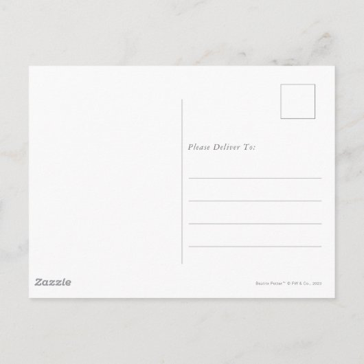 Peter Rabbit | Baby Meisje Verjaardag - Dank u Briefkaart (Achterkant)