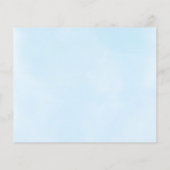 Peter Rabbit Baby shower Advies Kaart (Achterkant)