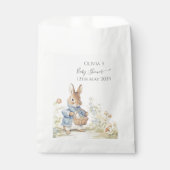 Peter Rabbit Baby shower Bedankzakje (Voorkant)