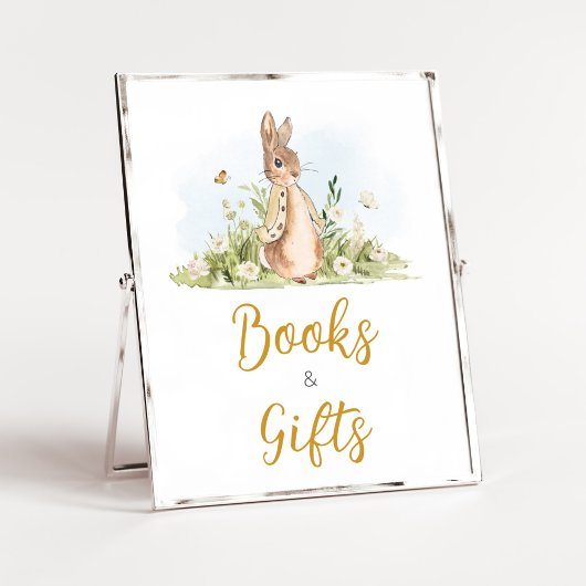 Peter Rabbit Baby shower Boeken en geschenken Poster