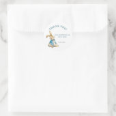 Peter Rabbit Baby shower Dank je wel Ronde Sticker (Tas)