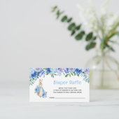 Peter Rabbit Baby shower Déchets Carte d'insertion (Debout devant)
