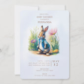 Peter Rabbit Baby shower Invitation (Devant)