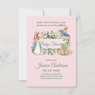 Peter Rabbit BABY SHOWER Invitations Boy or Girl