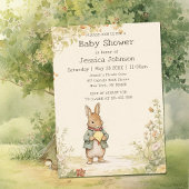 Peter Rabbit Baby shower Kaart