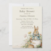 Peter Rabbit Baby shower Kaart (Voorkant)