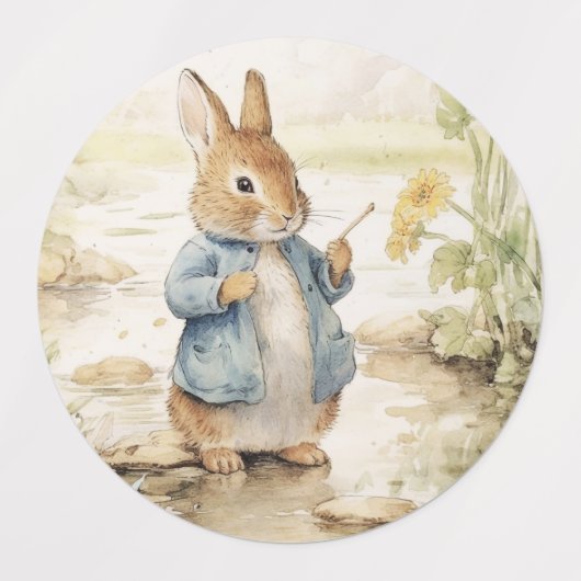 Peter Rabbit Baby shower Labels (Design 1)