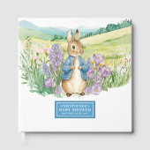Peter Rabbit Baby shower Livre d'invité Boy (Recto)