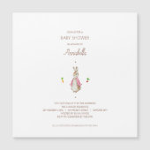 Peter Rabbit Baby shower Magnetische Uitnodiging (Voorkant)