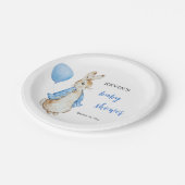 Peter Rabbit Baby shower Papieren Bordje (Gekanteld)