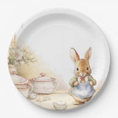Peter Rabbit Baby shower Papieren Bordje (Voorkant)