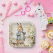 Peter Rabbit Baby shower Papieren Bordje (Feest)