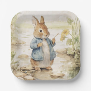 Peter Rabbit Baby shower Papieren Bordje