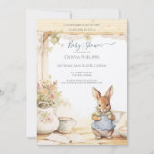 Peter Rabbit Baby shower Uitnodiging (Voorkant)