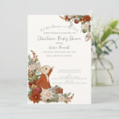 Peter Rabbit Baby shower Uitnodiging (Staand voorkant)