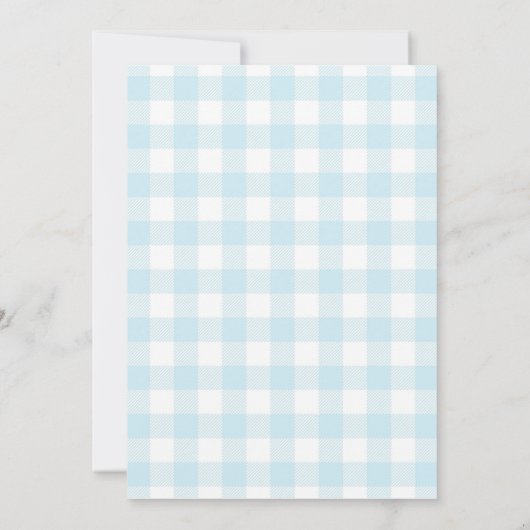 Peter Rabbit Baby shower Uitnodiging (Achterkant)