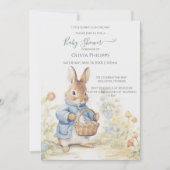 Peter Rabbit Baby shower Uitnodiging (Voorkant)
