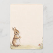 Peter Rabbit Baby shower Uitnodiging Informatiekaartje (Achterkant)