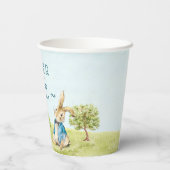 Peter Rabbit Baby's Boy Eerste Verjaardag Papieren Bekers (Achterkant)