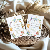 Peter Rabbit Beatrix Potter Babyfeestje Kaart