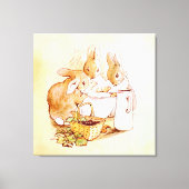 Peter Rabbit Beatrix Potter Canvas Afdruk (Voorkant)