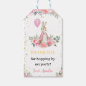 Peter Rabbit Bedankkaartje Verjaardagsfeestje Cadeaulabel (Voorkant)