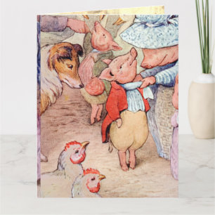 Peter Rabbit (biggen) Weefselpapier Kaart