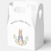 Peter Rabbit Blauw Wit  Baby shower Bedankdoosjes (Open)