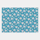 Peter Rabbit | Blauwe tuin Inpakpapier Vel (Voorkant 3)