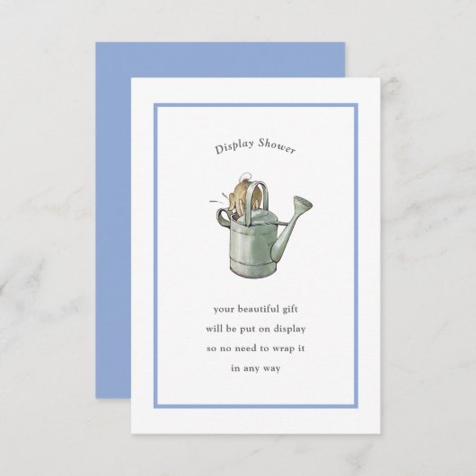 Peter Rabbit Blue  Display Douche Informatiekaartje (Voorkant / Achterkant)