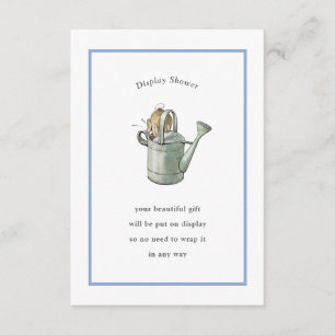 Peter Rabbit Blue  Display Douche Informatiekaartje