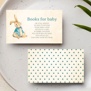 Peter Rabbit Boek voor Baby Verzoek Invoegen Informatiekaartje