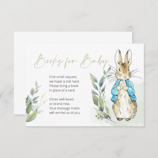 Peter Rabbit Books for Baby Book Kaart (Voorkant / Achterkant)