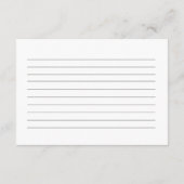 Peter Rabbit Boy Baby shower Famille Recette Carte (Dos)