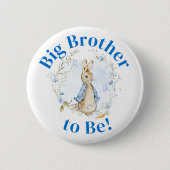 Peter Rabbit Boy "Big Brother-to-Be" Button (Voorkant)