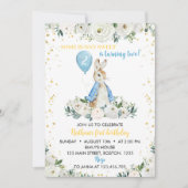 Peter Rabbit Boy Invitation d'anniversaire (Devant)