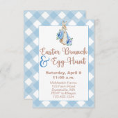 Peter Rabbit Brunch de Pâques et invitation à la c (Devant / Derrière)